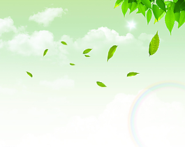 清新背景矢量源文件素材圖片