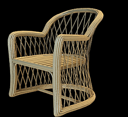 藤椅3d模型