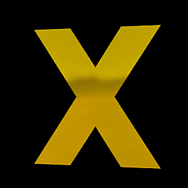 3D字体X图片