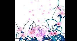 红色花朵