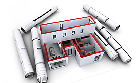 3D立體建筑施工繪圖圖片