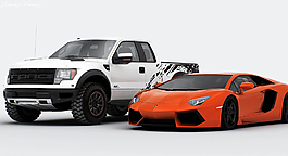 Ford F150蘭博基尼效果圖片