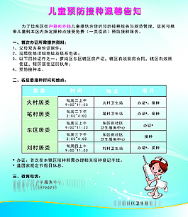預(yù)防接種海報(bào)
