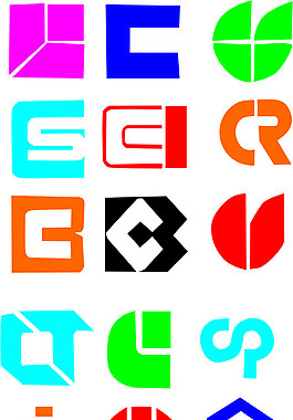 C字母LOGO设计素材