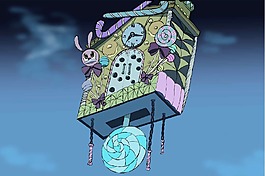 場景手繪插畫