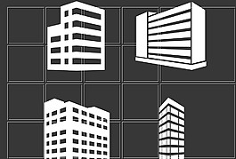 3d建筑圖標(biāo)圖片