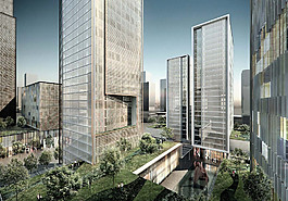 城市商業空間圖片