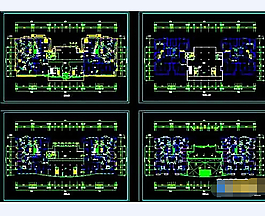 高層商住樓建筑全套cad設(shè)計圖紙