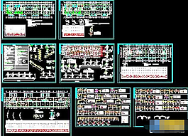 閣樓整套cad住宅樓設計圖紙