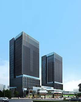 市中心商務(wù)大樓效果圖片