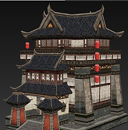 古代客棧 樓圖片