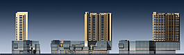 建筑模型效果圖片