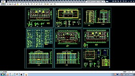 深圳某大型歐式辦公建筑CAD全套施工