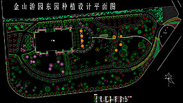 公園廣場綠化 游園種植設(shè)計平面圖片