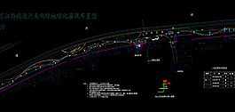 公園景觀 運(yùn)河綠化灌溉布置圖圖片