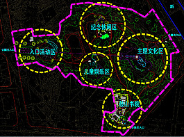 公園景觀 景觀分區(qū)圖片