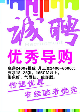 招聘导购
