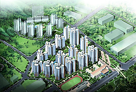 居住區(qū)景觀(guān)建筑設(shè)計(jì)圖片
