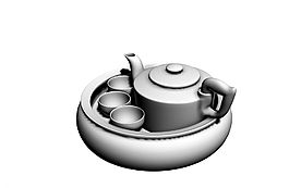 茶具模型圖片
