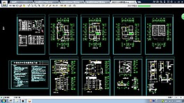 xx農(nóng)村住宅建筑整套cad 設(shè)計圖紙