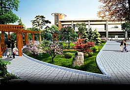 廣場公園景觀節點