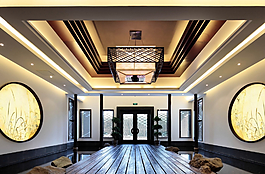 蘇式建筑空間前廳設(shè)計(jì)實(shí)景照片圖片