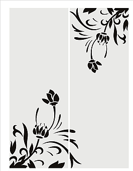 移門(mén)花紋圖片