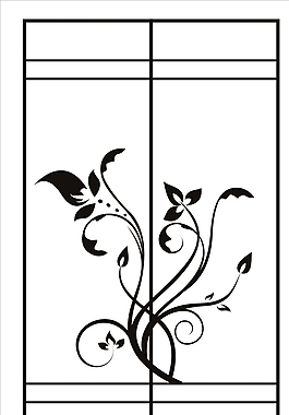 移門(mén)花紋圖片