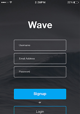 手机登录页面移动app