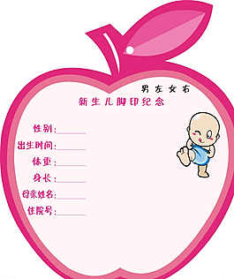 新生兒腳印采集圖片