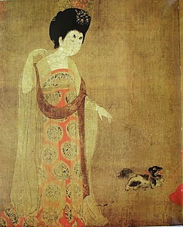 唐代簪花仕女圖