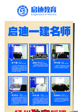 創(chuàng)意名師介紹展板高清分層下載