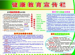 健康教育宣傳欄圖片