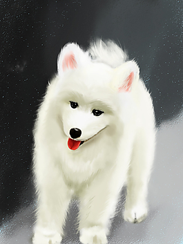 狗狗插画