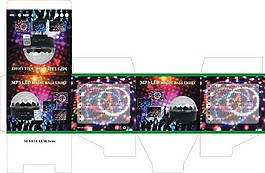 MP3水晶球燈包裝設(shè)計