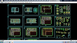 某廠房多層宿舍建筑CAD施工圖紙
