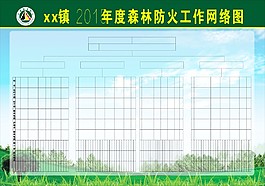 森林防火工作網(wǎng)絡(luò)圖