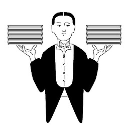 服務員漫畫