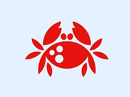 螃蟹logo圖片