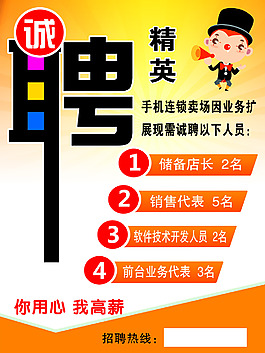 诚聘