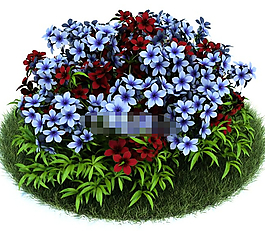 园艺花草3d模型