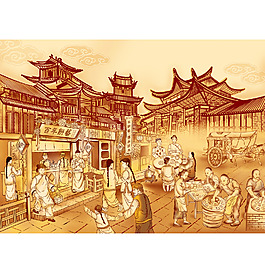 古代生活場景