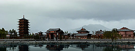 中式建筑群圖片