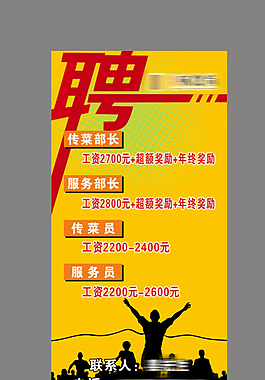 餐廳招聘圖片