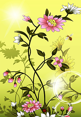 花卉無(wú)框畫(huà)圖片