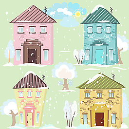 卡通建筑圖片