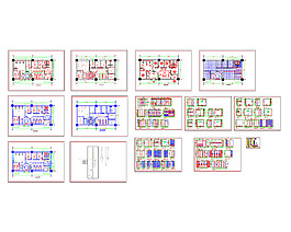 美容院裝修施工圖圖片
