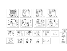 家裝全套CAD圖紙圖片