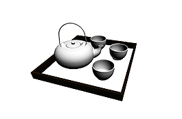茶具模型圖片