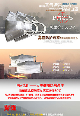 防霧霾口罩